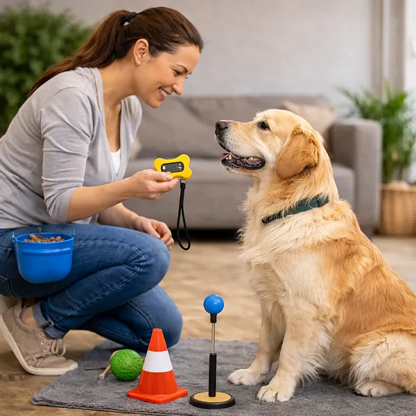 Adiestramiento con clicker para perros. LOBO K9 SAR